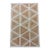 Handwoven Natural Jute Geometric Entryway Doormat For Sale