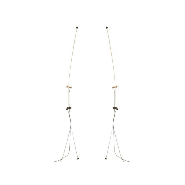 Chrome Plated Metal Molla Floor to Ceiling Lamp from Lumenform, 1970s For Sale - Image 16 of 18