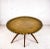 Mid-Century Modern Midcentury Modern Brass Tray Table With Base For Sale - Image 3 of 17