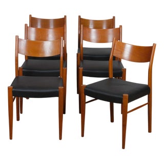 Vintage Chairs from Consorzio Sedie Friuli, 1960, Set of 6 For Sale