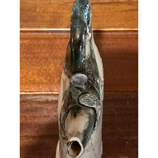 Cream Late 20th Century Gerry Wallace Studio Pottery Wall Teapot Slab Built Art Ceramics For Sale - Image 8 of 9
