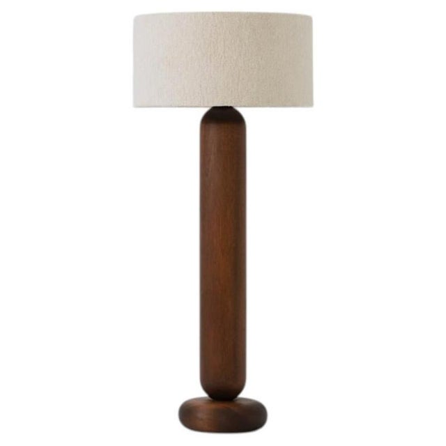 Molly CL140 Smoked Mahogany Floor Lamp by Jeroen De Ruddere For Sale - Image 4 of 4