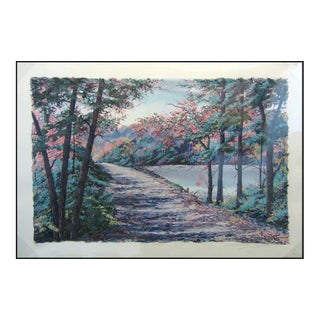 1990s "Morning Colors" Landscape Hand Signed Numbered Print by Steve Bloom For Sale