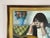 1960s 1960's Abati Young Woman With Mandolin Oil Painting, Framed For Sale - Image 5 of 13