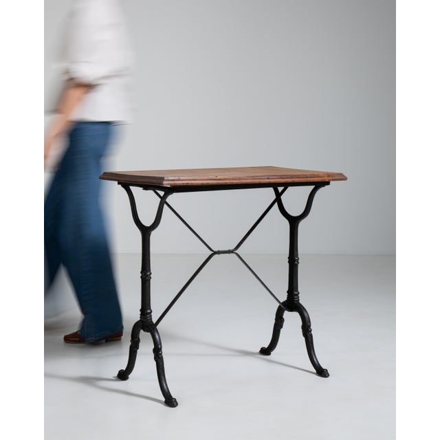 Cast Iron Bistro Table, Antique, France, 20th Century For Sale - Image 12 of 13