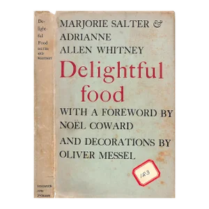 "Delightful Food" 1957 Whitney, Adrianne Allen (Inscribed)