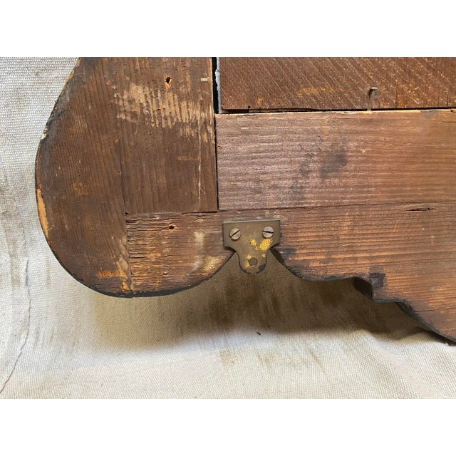 19th Century Federal Style Gilded Mahogany Wall Mirror With Phoenix Crest For Sale - Image 11 of 13