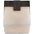 Covet 4.75" Solitaire Flush Mount in Bronze with Alabaster Designer: Kelly Wearstler Canopy: 4.5" Square Mounting: Flush...