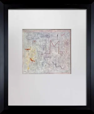 Paul Klee Lithograph "Gartentor M" Limited Edition, Sign W/Frame Included
