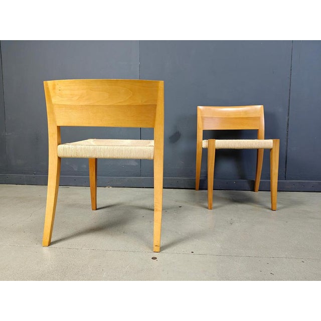 Ticino Dining Chairs by Bruno Reichlin for Molteni, 1990s, Set of 8 For Sale - Image 6 of 13