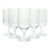 1970s Fostoria “Festive, Clear” Iced Tea Glasses - Set of 5 For Sale