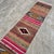 Boho Chic Vintage Pink Kilim Rug For Sale - Image 3 of 5