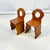 1970s Vintage Child-Size Folk Art Brutalist Gustavian Pine Side Chair - A Pair For Sale - Image 4 of 11
