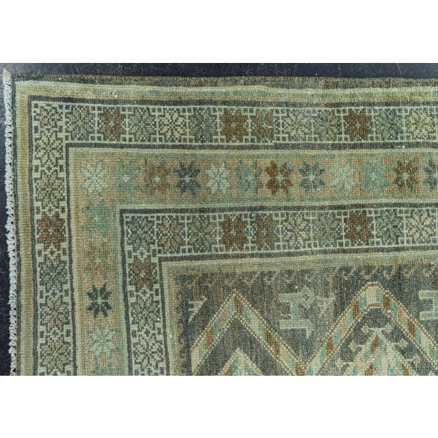 Early 21st Century Turkish Vintage Rug 4'7" x 8'6" #20806 For Sale - Image 5 of 8