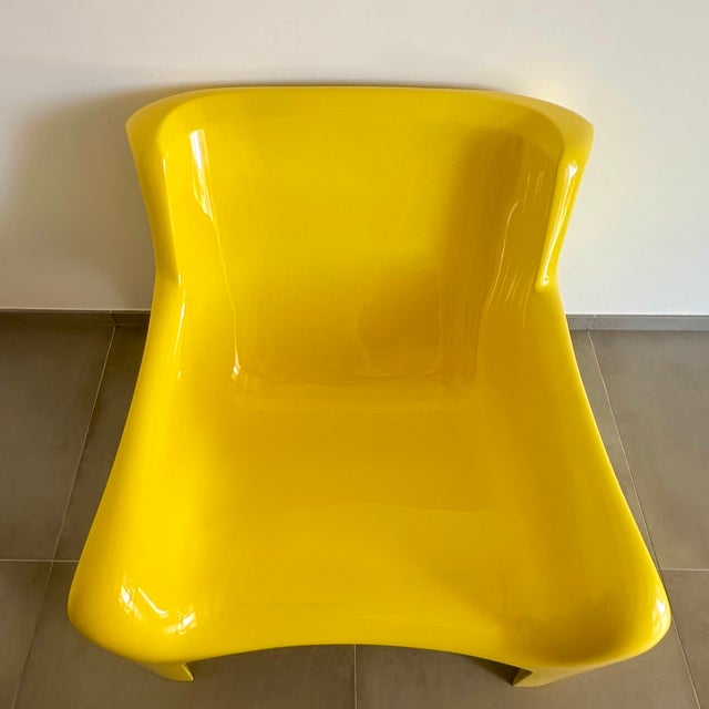 Fiberglass Gaia Armchair by Carlo Bartoli for Arflex, 1967 For Sale - Image 6 of 11