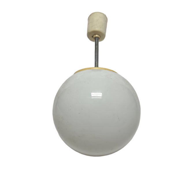 1950s Postmodern Communist Pendant Lamp, Poland, 1970s For Sale - Image 5 of 7