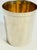 Pair Vintage Art Deco English Silver Plate Tumbler Cups With Gilded Interiors For Sale - Image 12 of 16