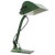 Green Metal Cast Iron Bankers Table Desk Lamp For Sale
