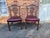 Antique Chippendale Style Mahogany Leather Seat Dining Side Chairs For Sale - Image 9 of 17