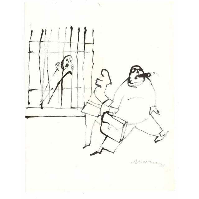Sono Innocente! (I am innocent!) is an original drawing on paper, realized around the Seventies by the great Italian...