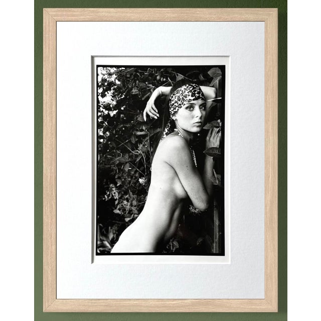 Michel Pinel, The Leopard Scarf, Nude, 2006, Original Silver Gelatin Print, Framed For Sale - Image 6 of 6