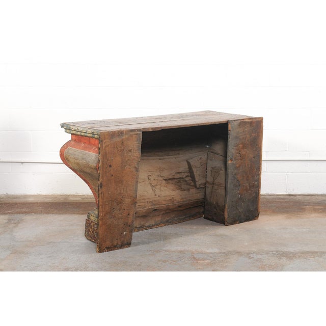 18th Century 18th C. Brazilian Console With Original Paint For Sale - Image 5 of 13