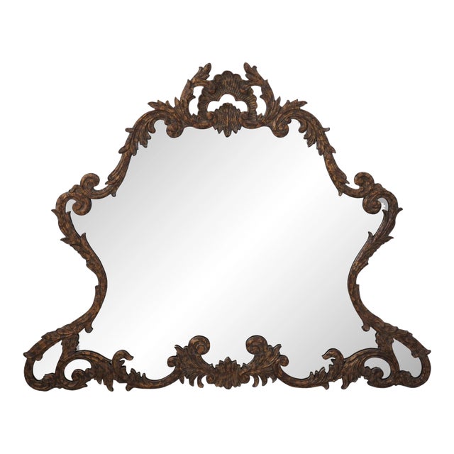 Labarge Large Ornately Carved Italian Style Mirror For Sale