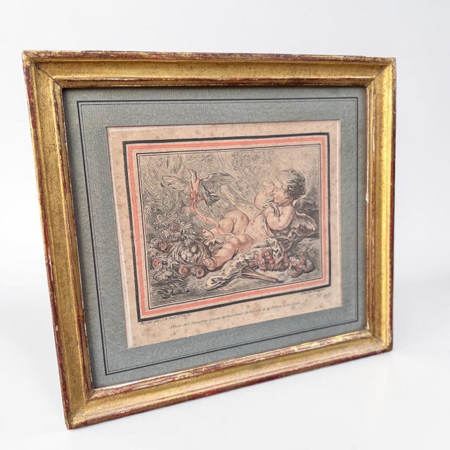 Gilles Demarteau, 18th Century, Engravings, Set of 2 For Sale - Image 4 of 7