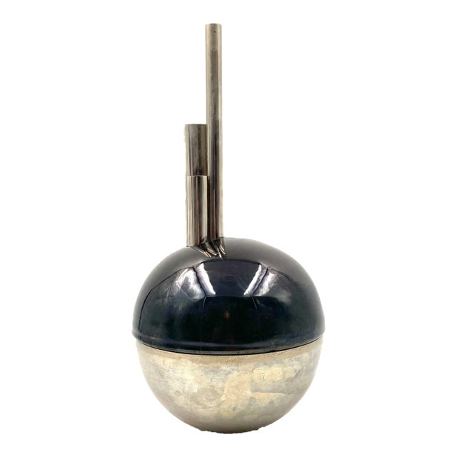 Mario Bertozzi, Ceramic Spherical Vase, Marber Italy, 1970s For Sale