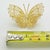 Vintage Italian Gilded Silver 800 Filigree Butterfly Brooch, Genoa, 1970s For Sale - Image 10 of 11
