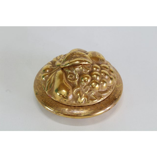 Vintage 22kt gold pottery lidded container Dimensions; 6.5" Width s 6.5" Depth x 4" Height See pictures and condition for...