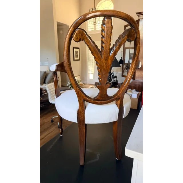 Late 20th Century White Livingroom Accent Chair For Sale - Image 13 of 15