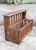 Vintage French Wall Shelf in Stained Pine, 1950 For Sale - Image 4 of 8