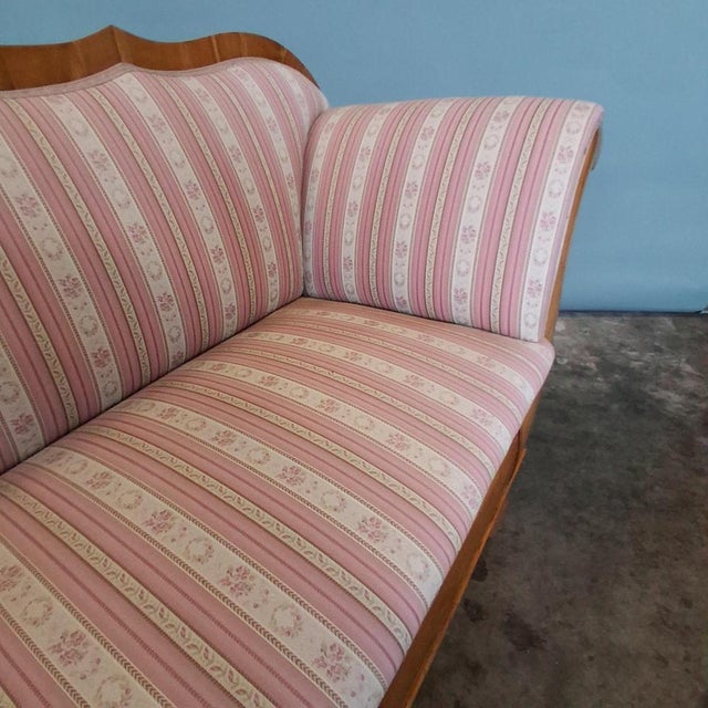 Brown Biedermeier Cherrywood Sofa, 19th Century For Sale - Image 8 of 18