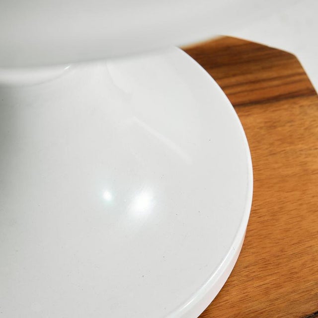 Hungarian Table Lamp in Glass and Metal For Sale - Image 5 of 11