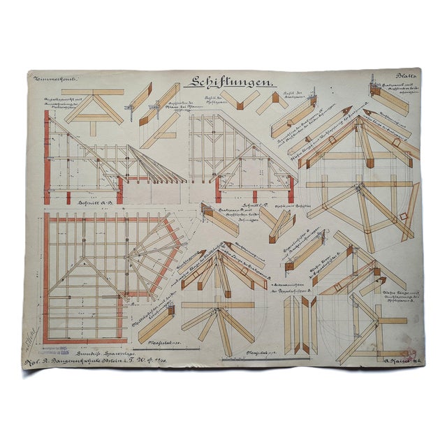 August Kaiser, Schiftungen, 1908, Paper For Sale