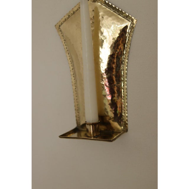 Mid-Century Modern Swedish Brass Sconces, Set of 2 For Sale - Image 16 of 18