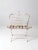 Shabby Chic Antique Metal Garden Bench For Sale - Image 3 of 12