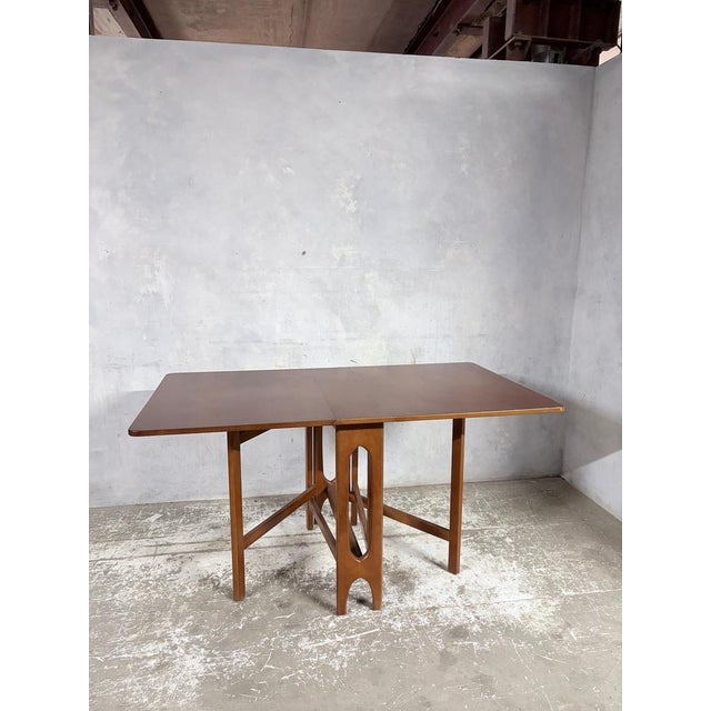 Vintage Teak Compact Drop-Leaf Dining Table from McIntosh For Sale - Image 9 of 10