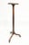 19th century Dutch mahogany torchère or plant stand A mahogany tripod torchère or plant stand with round top measures 23...
