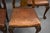 Queen Anne Style Burr Walnut Wind-Out Extending Dining Table and Chairs, 1930, Set of 5 For Sale - Image 16 of 18