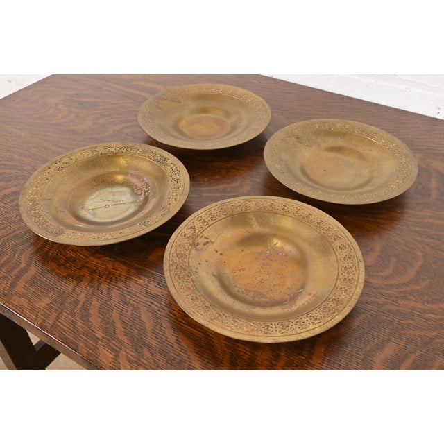 Tiffany Studios Tiffany Studios New York Bronze Bowls, Set of Four For Sale - Image 4 of 12