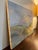 1980s Original Landscape Painting in Pastel Tones, Signed and Dated For Sale - Image 9 of 11
