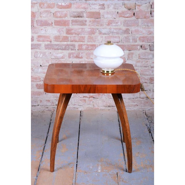 1960s Mid-Century Table Lamp in Brass and Glass, Czech, 1960s For Sale - Image 5 of 10