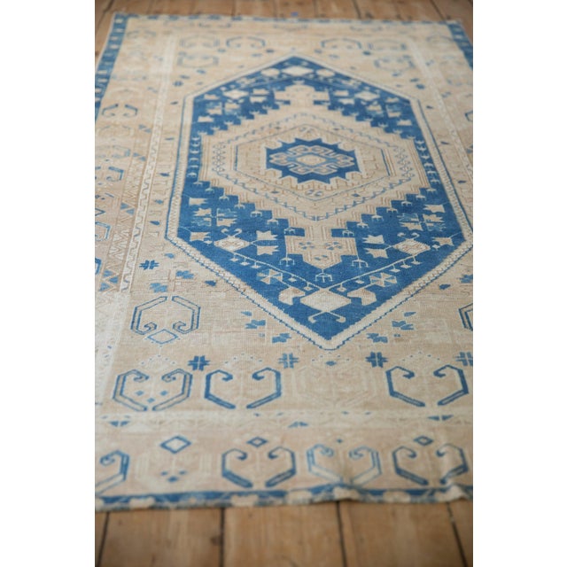1970s Vintage Distressed Oushak Rug Runner - 3'8" x 6'11" For Sale - Image 5 of 10