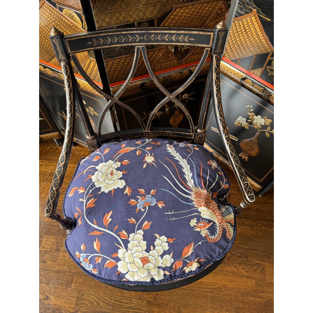 Vintage English Regency Caneback Chair For Sale - Image 12 of 12