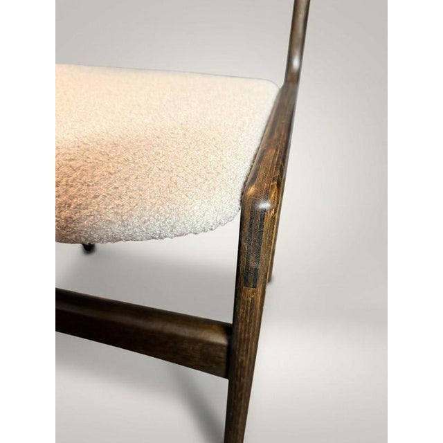 1960s Mid-Century Danish Stained Oak Dining Chairs attributed to Erik Buch, 1960s, Set of 4 For Sale - Image 5 of 7