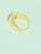 Traditional 1.7 Carat, 7 Diamonds Traditional Men's Ring 14 Karat Yellow Gold Ring Estate For Sale - Image 3 of 18