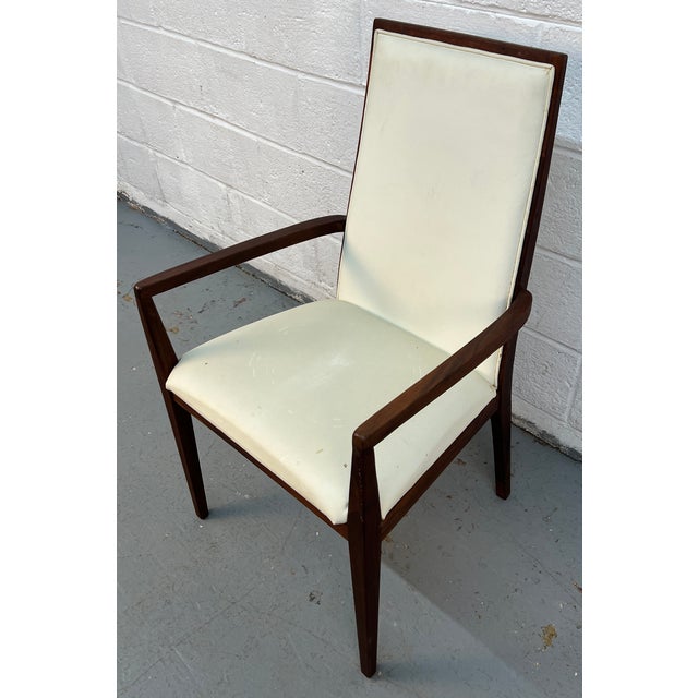 Wood Mid 20th Century Merton Gershun for Dillingham "Esprit" Mid-Century Walnut Dining Chairs For Sale - Image 7 of 13