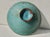 Teal Blue Glazed Art Bowl Circa 1990s For Sale In New York - Image 6 of 8